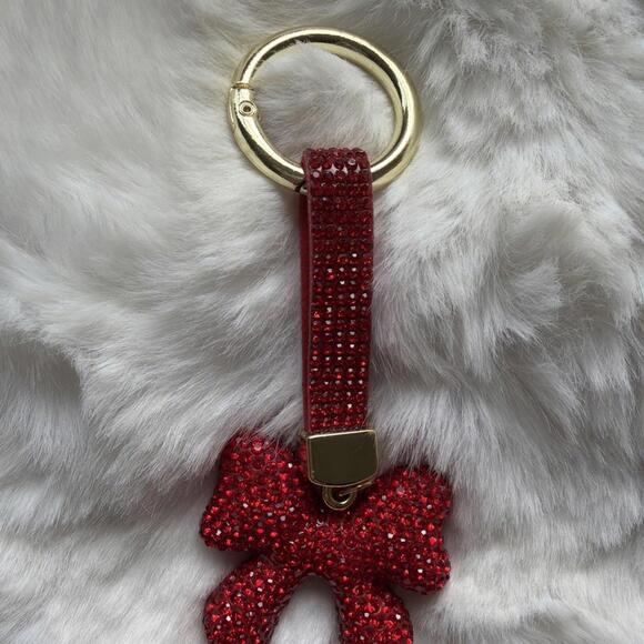 Bow Rhinestone Keychain NEW - Picture 4 of 9